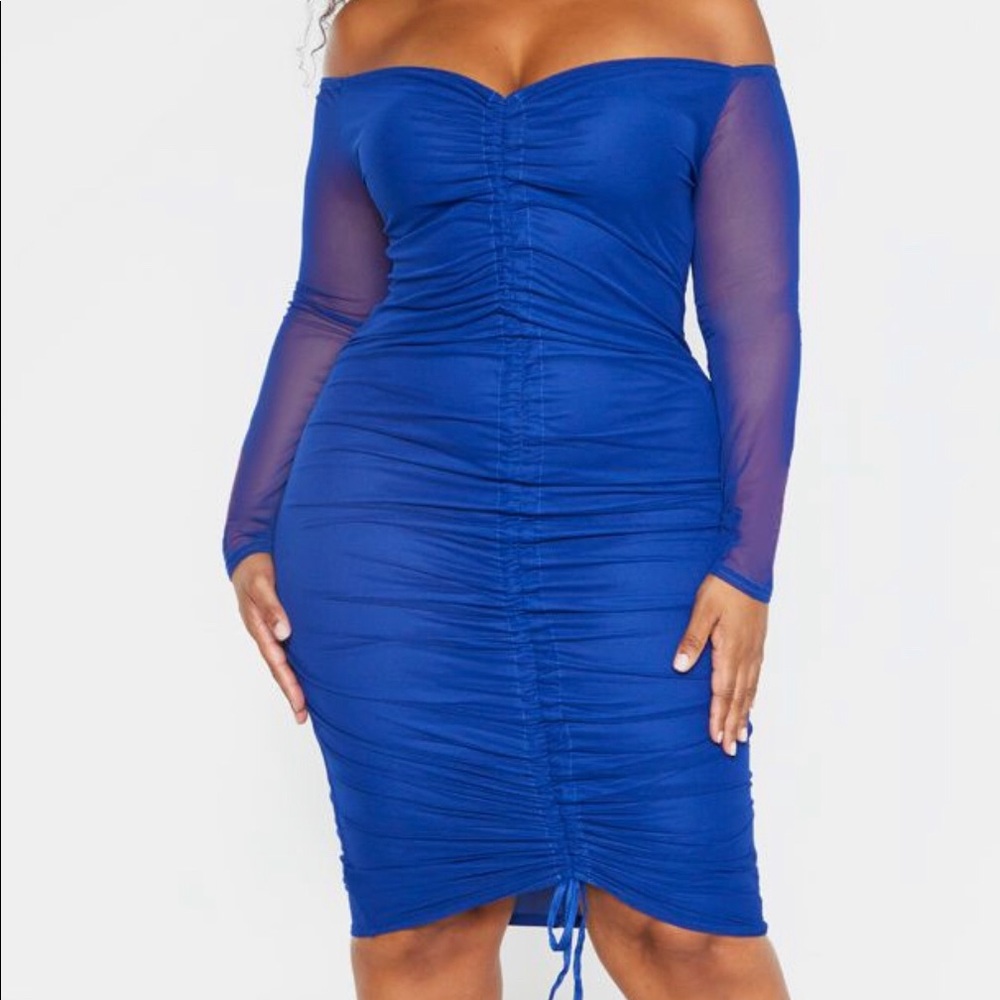 Pretty little thing ruched dress